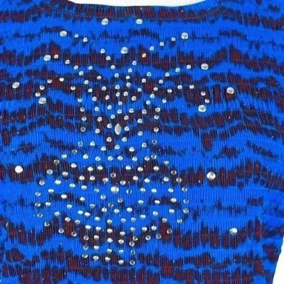 New Top 10 India tunic size FS black blue square - Picture 4 of 12